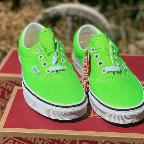 New Vans Era Neon Gecko/Tr wht - Picture 8 of 9